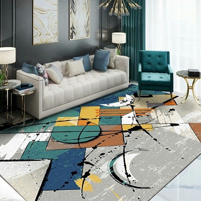B157-客厅-手工地毯