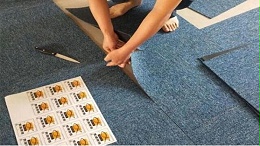 超简单！钻石地毯教你如何局部更换清洁方块地毯