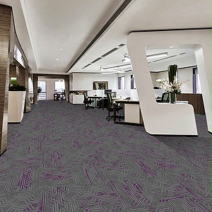 办公室地毯 印花方块地毯 迷宫