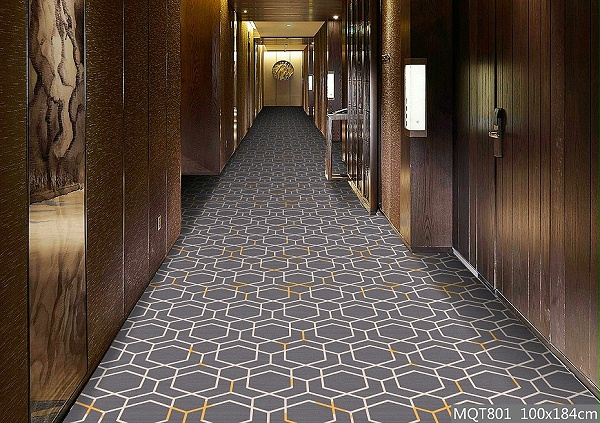 绒印花地毯 MQT801 酒店走道地毯