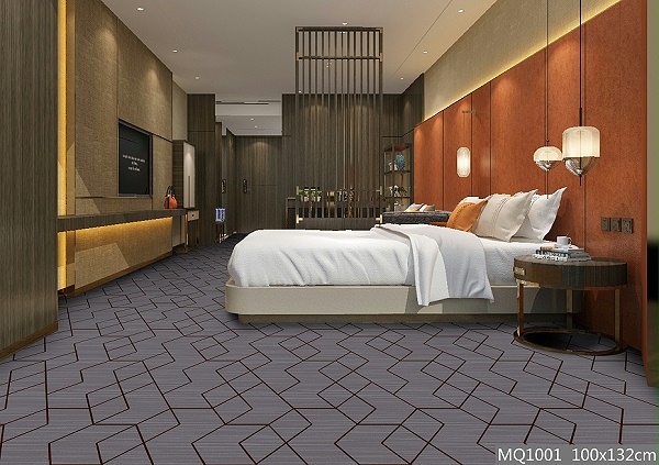 圈绒印花地毯 MQ1001 客房地毯