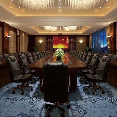 Y6959-M10-会议室地毯-尼龙印花地毯