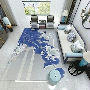 新中式花鸟系列——客厅地毯-家装地毯-别墅地毯-卧室地毯