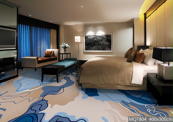 圈绒印花地毯 MQT804 客房地毯