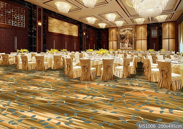 高清印花 餐厅地毯 宴会厅地毯